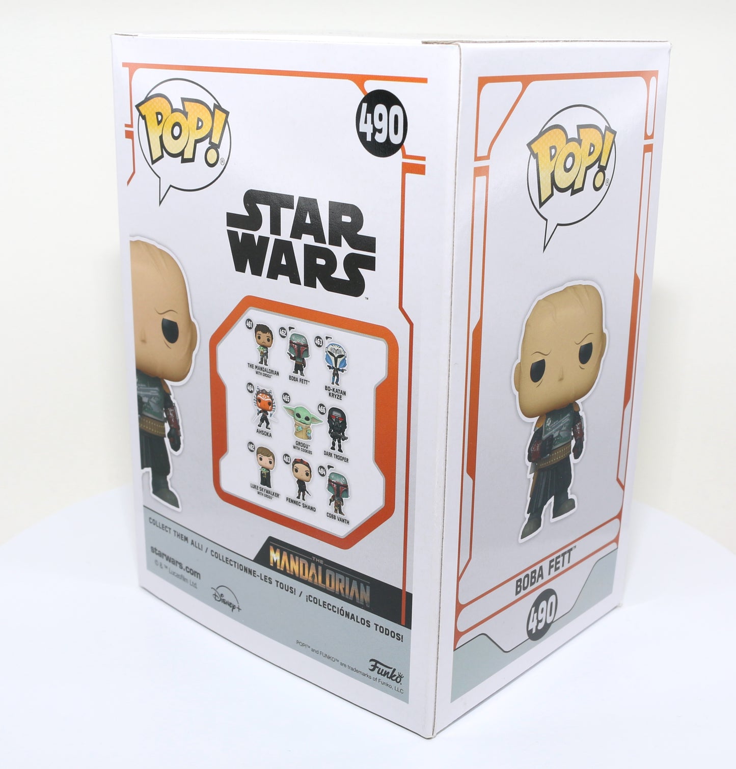 
                  
                    Temuera Morrison as Boba Fett in Star Wars: The Book of Boba Fett (SWAU Authenticated) Signed POP! Funko #490 with Character Name
                  
                