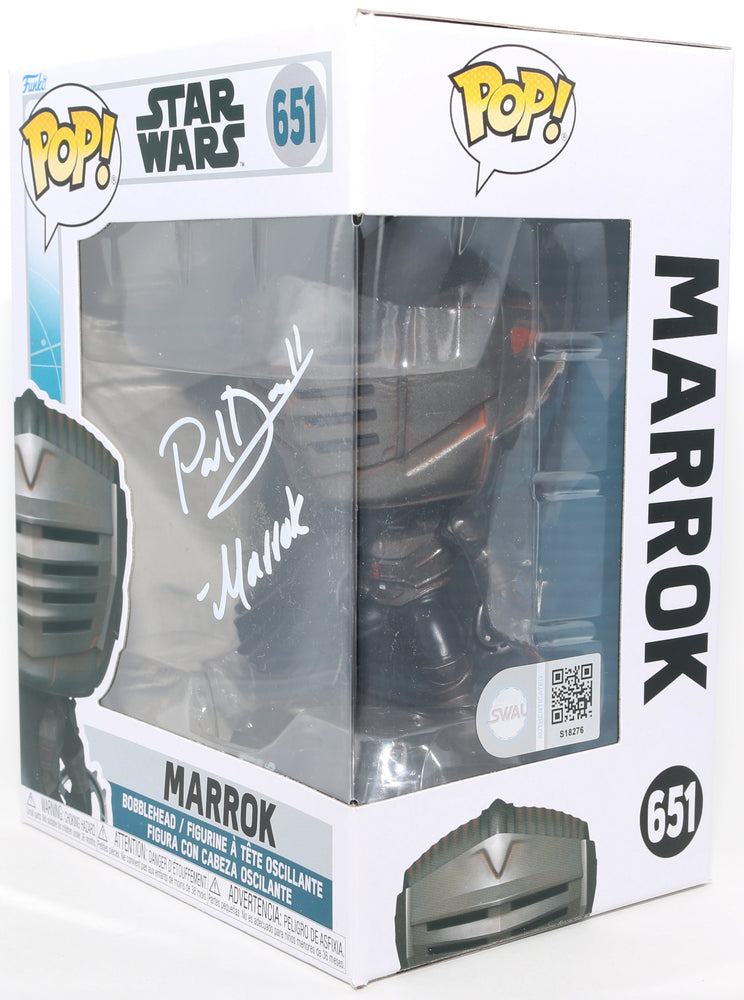 
                  
                    Paul Darnell as Marrok in Star Wars: Ahsoka (SWAU) Signed Funko POP! #651 with Character Name
                  
                