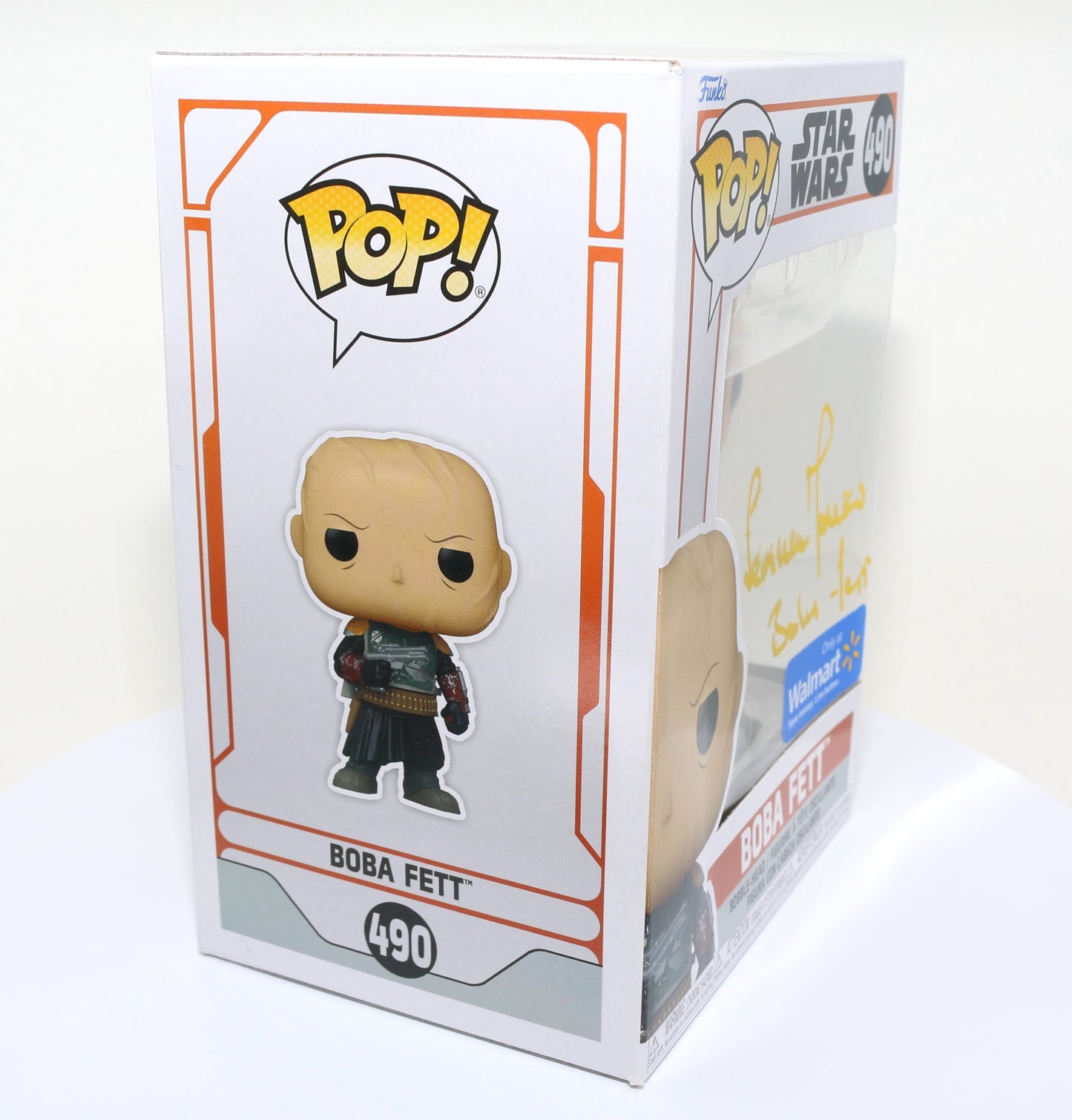 
                  
                    Temuera Morrison as Boba Fett in Star Wars: The Book of Boba Fett (SWAU Authenticated) Signed POP! Funko #490 with Character Name
                  
                