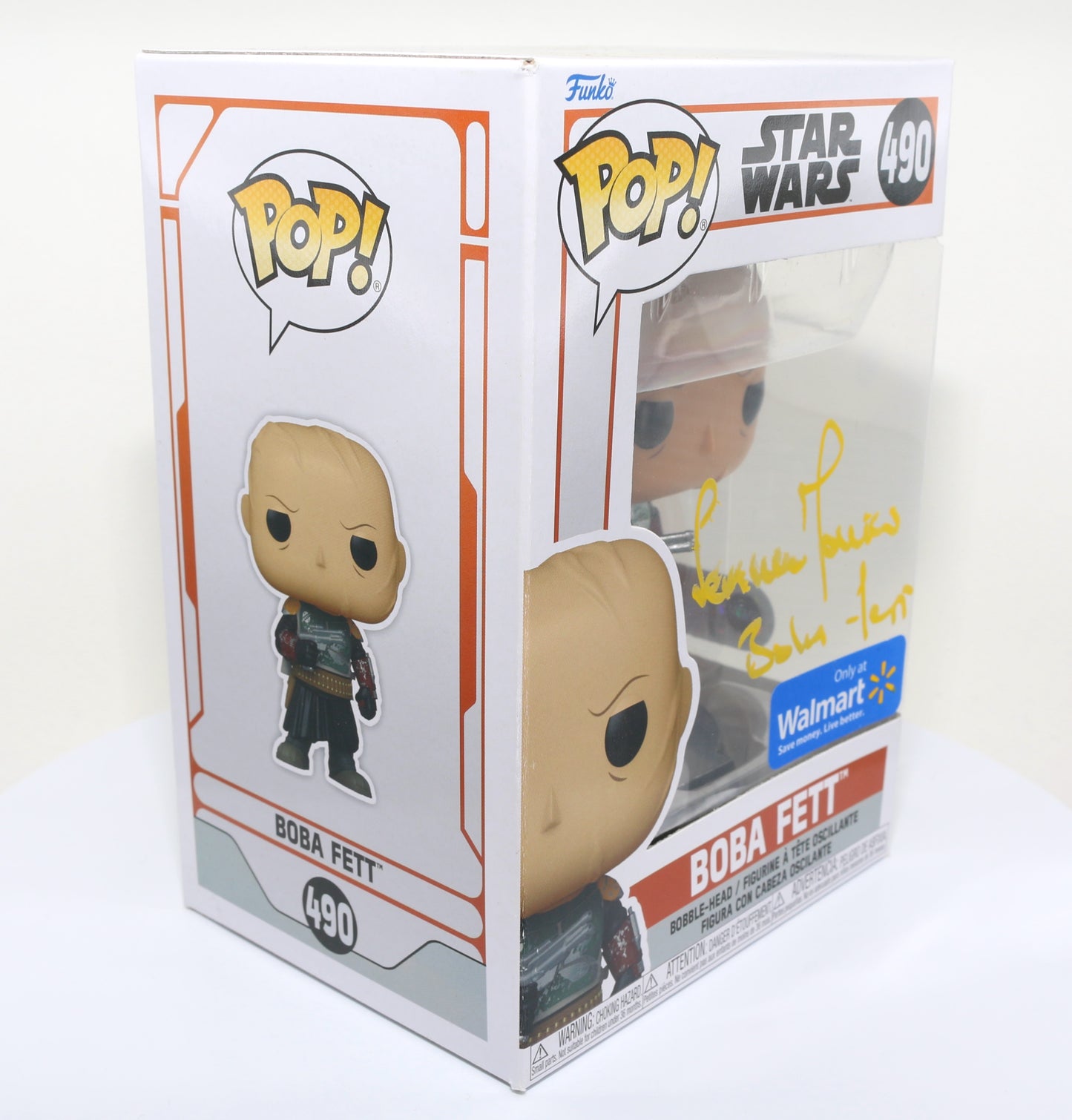 
                  
                    Temuera Morrison as Boba Fett in Star Wars: The Book of Boba Fett (SWAU Authenticated) Signed POP! Funko #490 with Character Name
                  
                