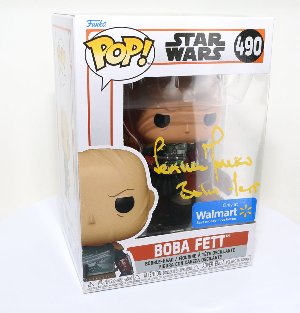 
                  
                    Temuera Morrison as Boba Fett in Star Wars: The Book of Boba Fett (SWAU Authenticated) Signed POP! Funko #490 with Character Name
                  
                