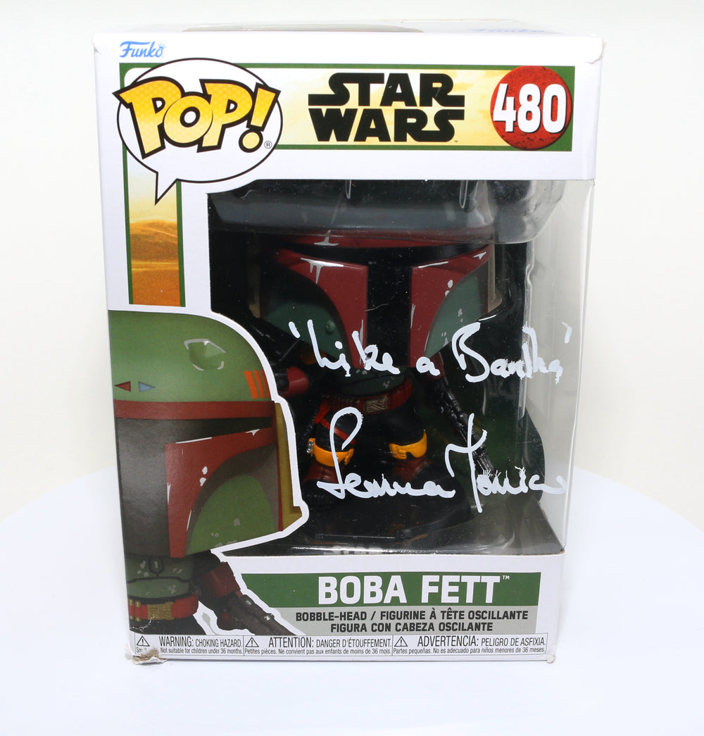 Temura Morrison as Boba Signed online Funko Pop