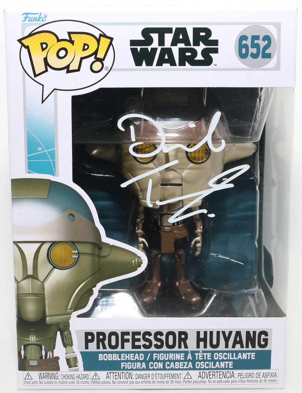 David Tennant as Professor Huyang in Star Wars: Ahsoka (SWAU) Signed Funko POP! #652