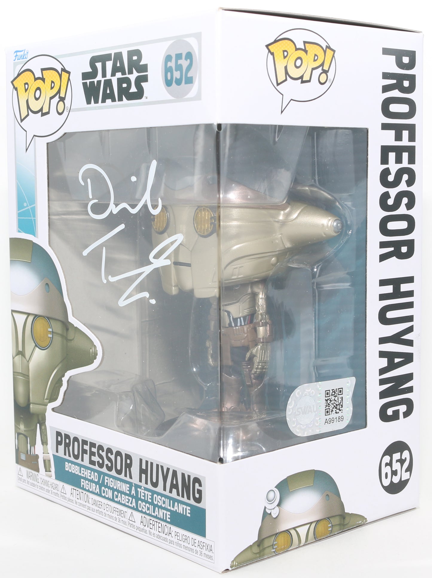 
                  
                    David Tennant as Professor Huyang in Star Wars: Ahsoka (SWAU) Signed Funko POP! #652
                  
                