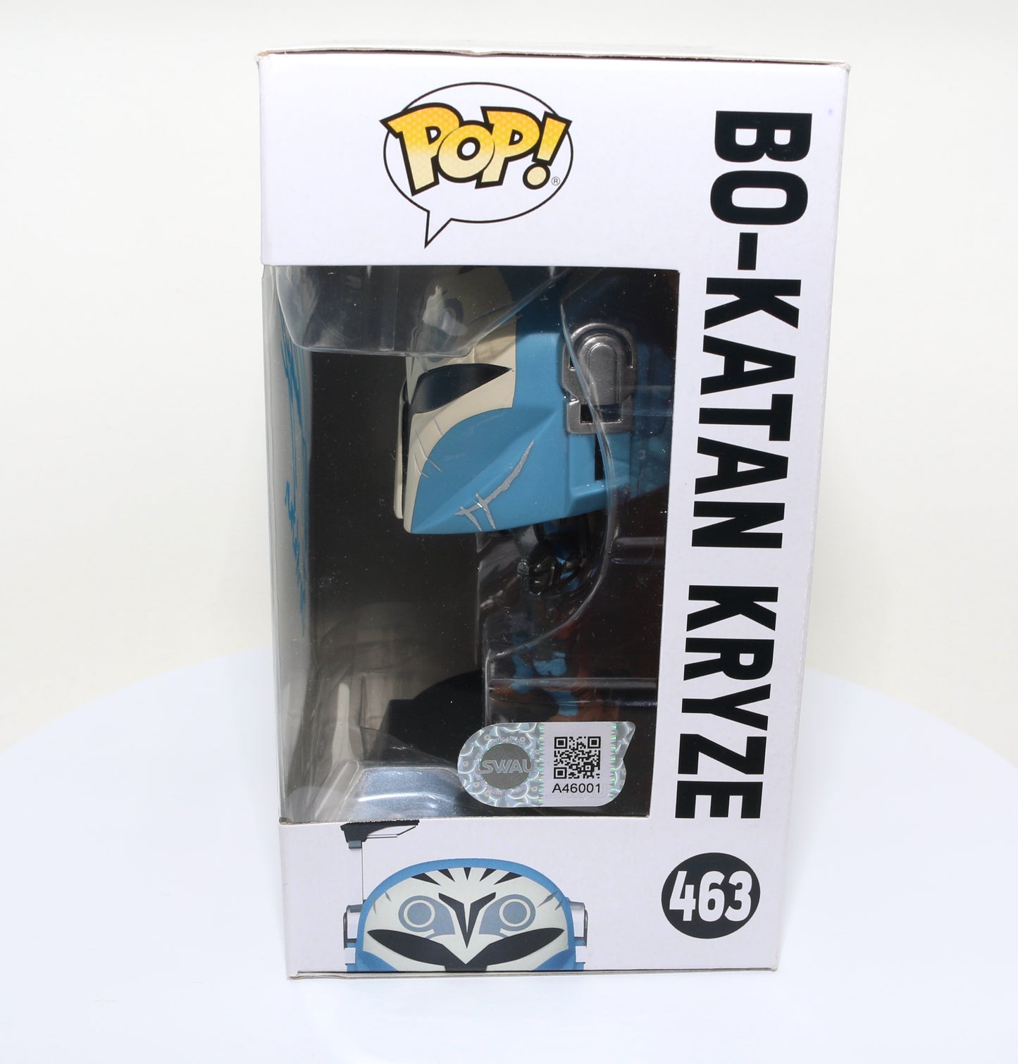 
                  
                    Katee Sackhoff as Bo-Katan Kryze in Star Wars: The Mandalorian (SWAU Authenticated) Signed Funko POP! #463
                  
                