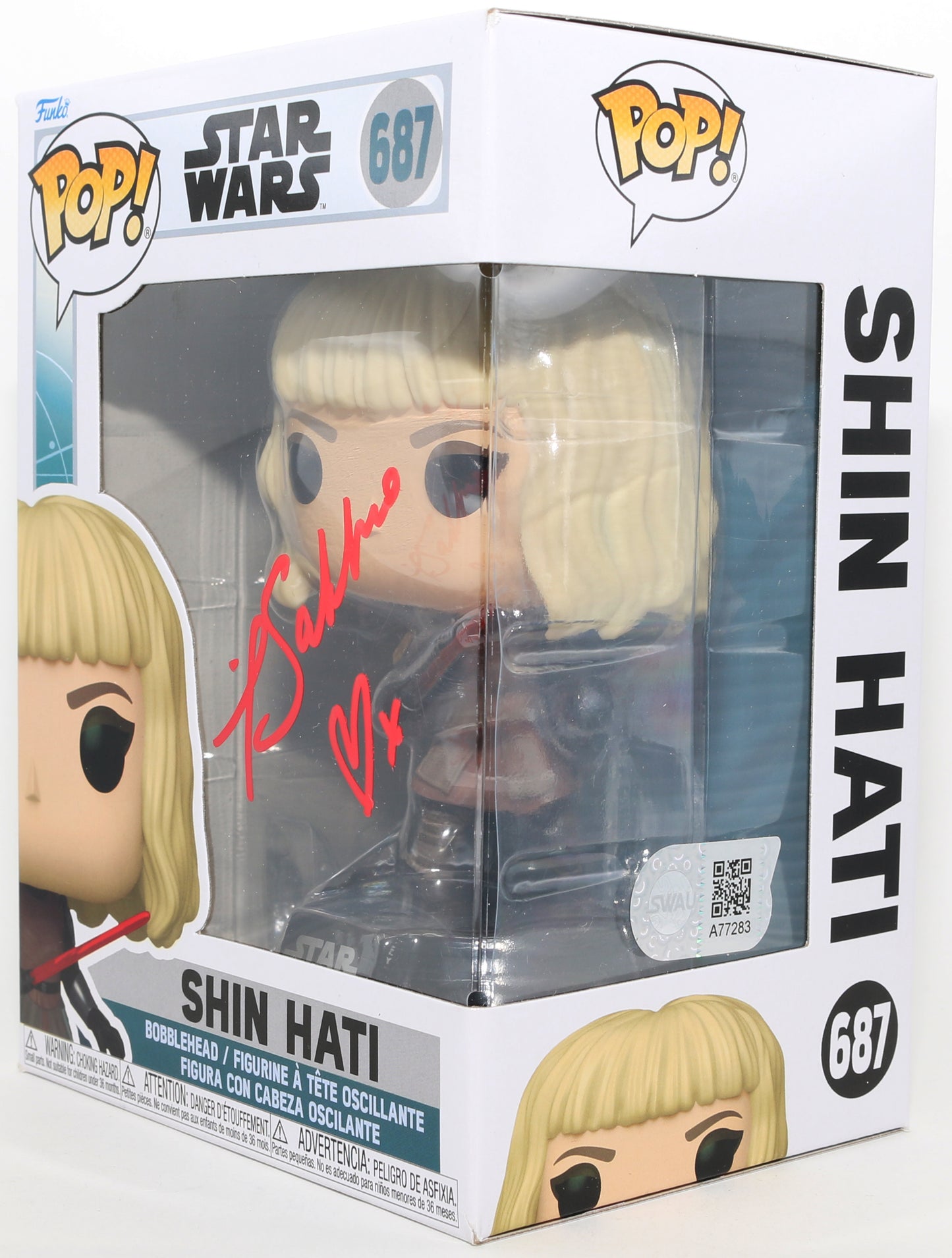 
                  
                    Ivanna Sakhno as Shin Hati in Star Wars: Ahsoka (JSA) Signed Funko POP! #687
                  
                