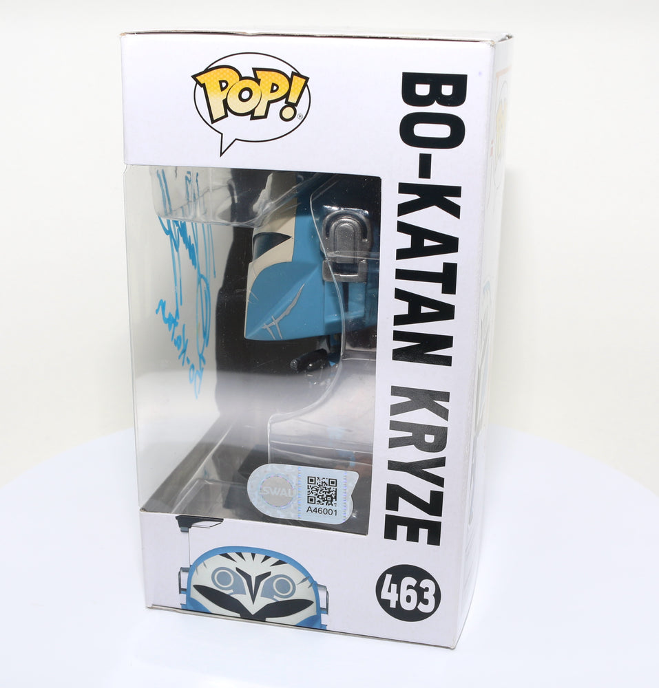 
                  
                    Katee Sackhoff as Bo-Katan Kryze in Star Wars: The Mandalorian (SWAU Authenticated) Signed Funko POP! #463
                  
                