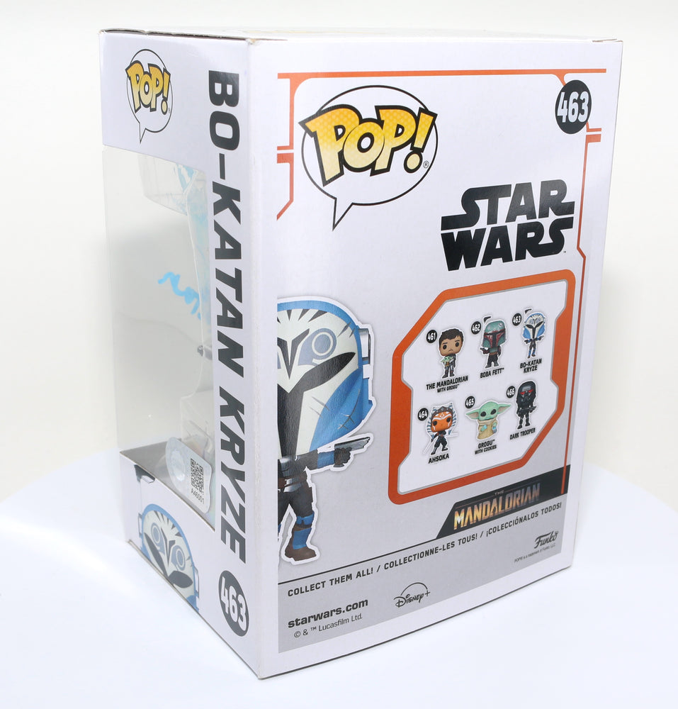 
                  
                    Katee Sackhoff as Bo-Katan Kryze in Star Wars: The Mandalorian (SWAU Authenticated) Signed Funko POP! #463
                  
                