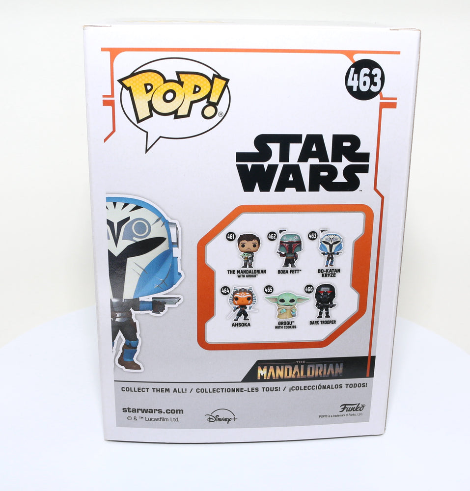 
                  
                    Katee Sackhoff as Bo-Katan Kryze in Star Wars: The Mandalorian (SWAU Authenticated) Signed Funko POP! #463
                  
                