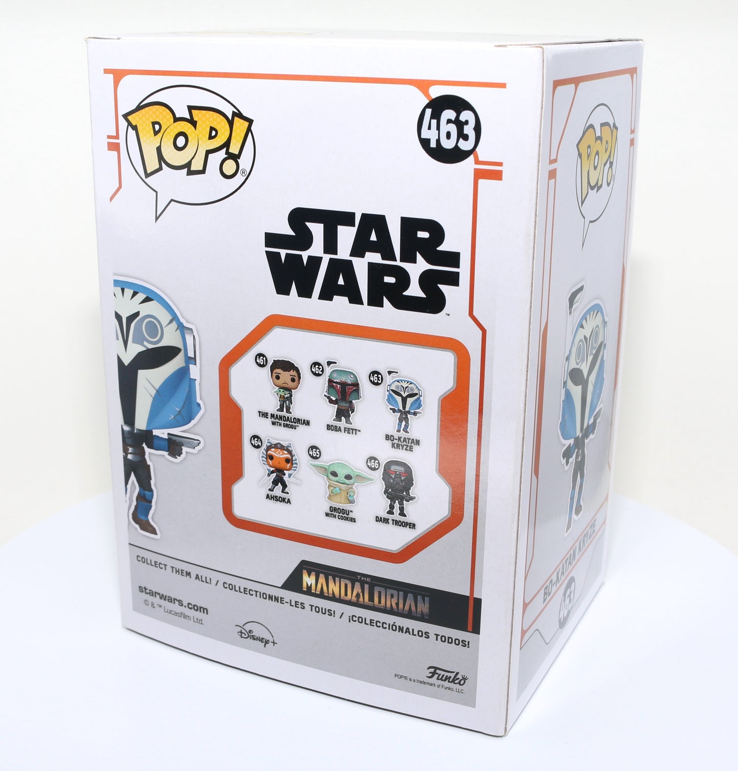 
                  
                    Katee Sackhoff as Bo-Katan Kryze in Star Wars: The Mandalorian (SWAU Authenticated) Signed Funko POP! #463
                  
                