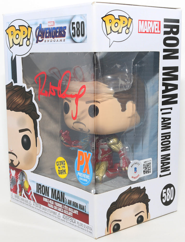 
                  
                    Robert Downey Jr. as Iron Man in Avengers: Endgame GITD Previews Exclusive (Beckett) Signed Funko POP! #580
                  
                
