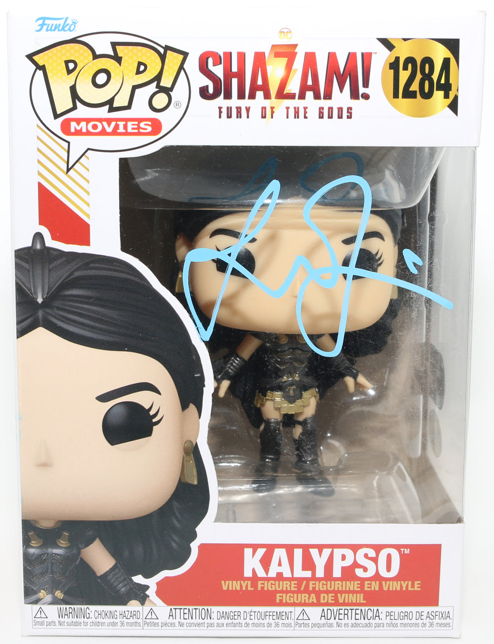 Lucy Liu as Kalypso in Shazam! Fury of the Gods (SWAU / ACOA) Signed Funko POP! #1284