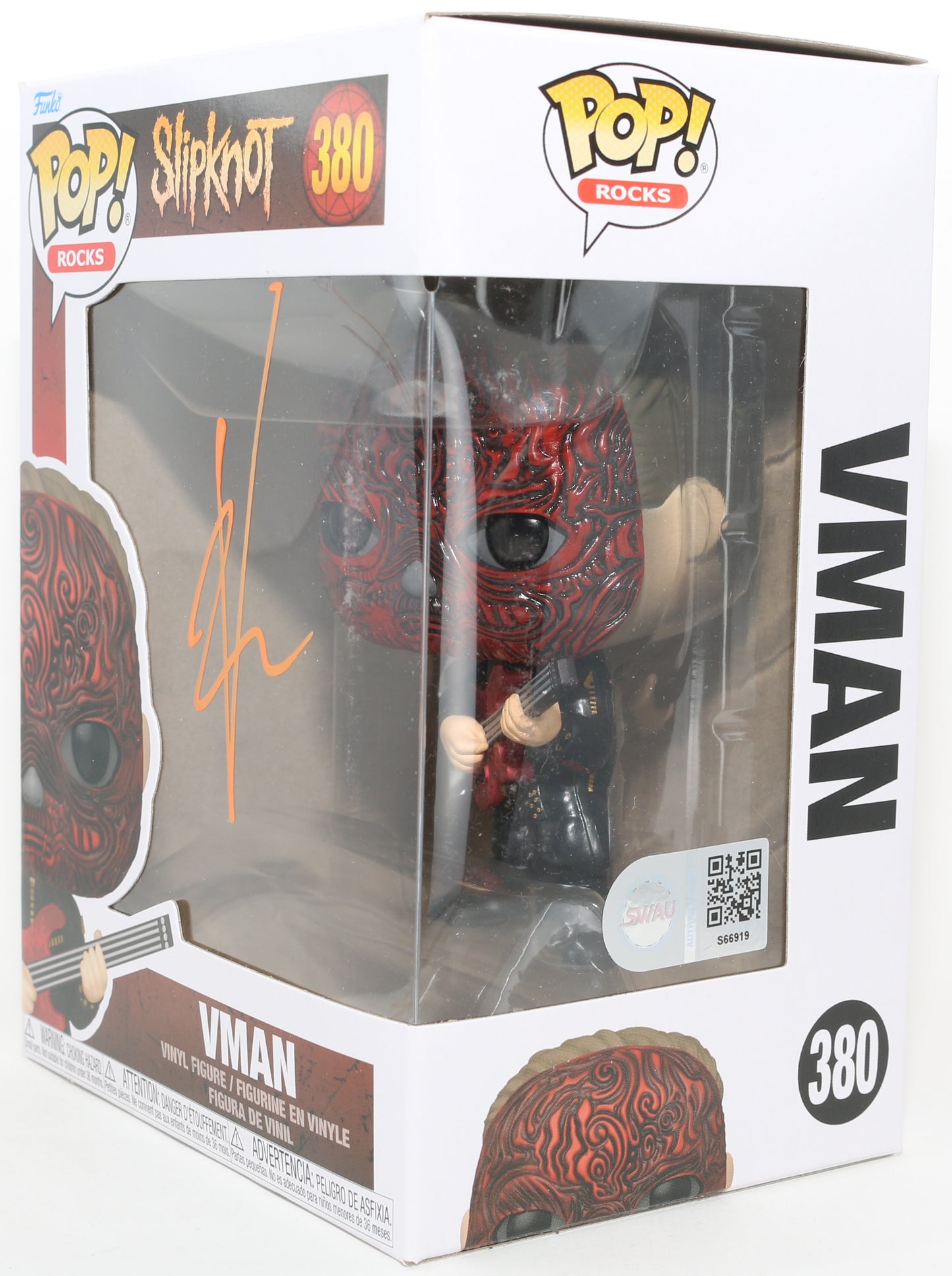 
                  
                    Alessandro Venturella / Vman from Slipknot (SWAU) Signed Funko POP! #380
                  
                