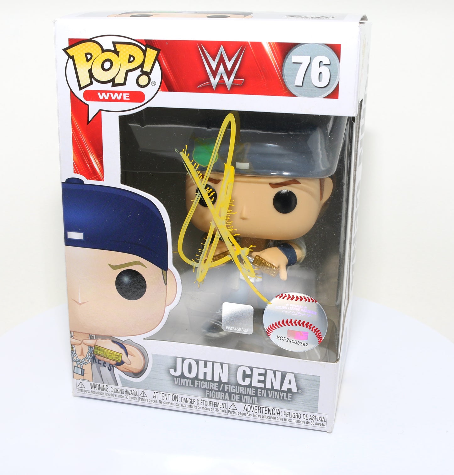 
                  
                    John Cena WWE Wrestler (SWAU) Signed Funko POP! #76
                  
                