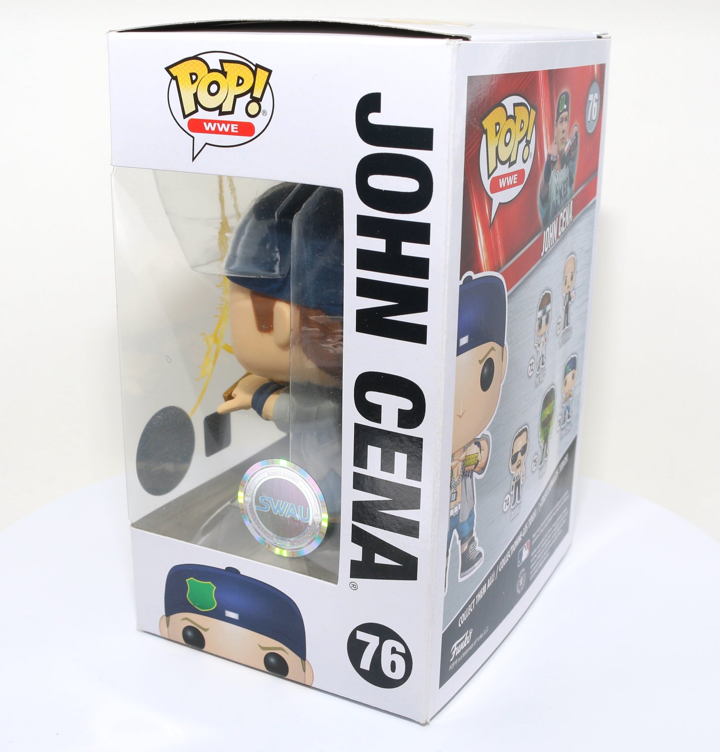 
                  
                    John Cena WWE Wrestler (SWAU) Signed Funko POP! #76
                  
                