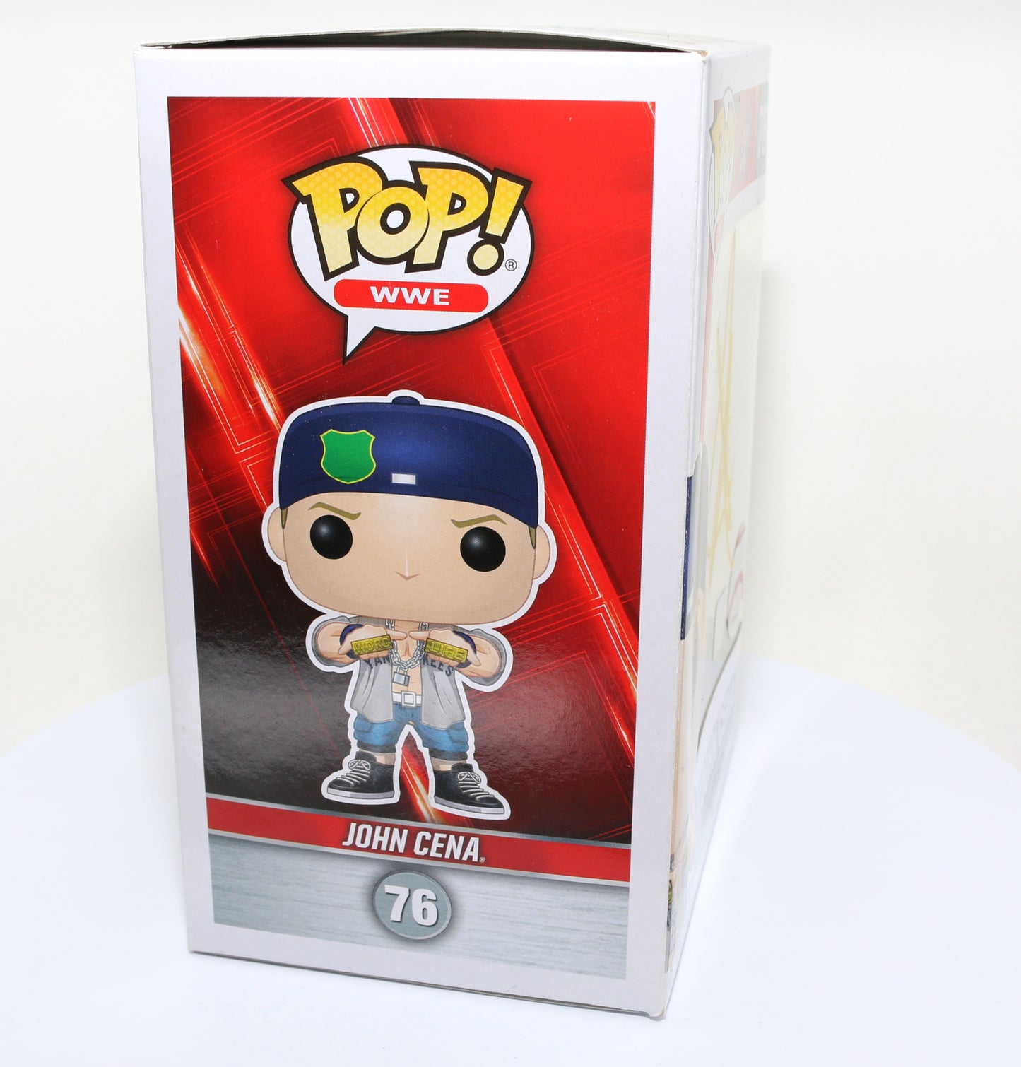 
                  
                    John Cena WWE Wrestler (SWAU) Signed Funko POP! #76
                  
                