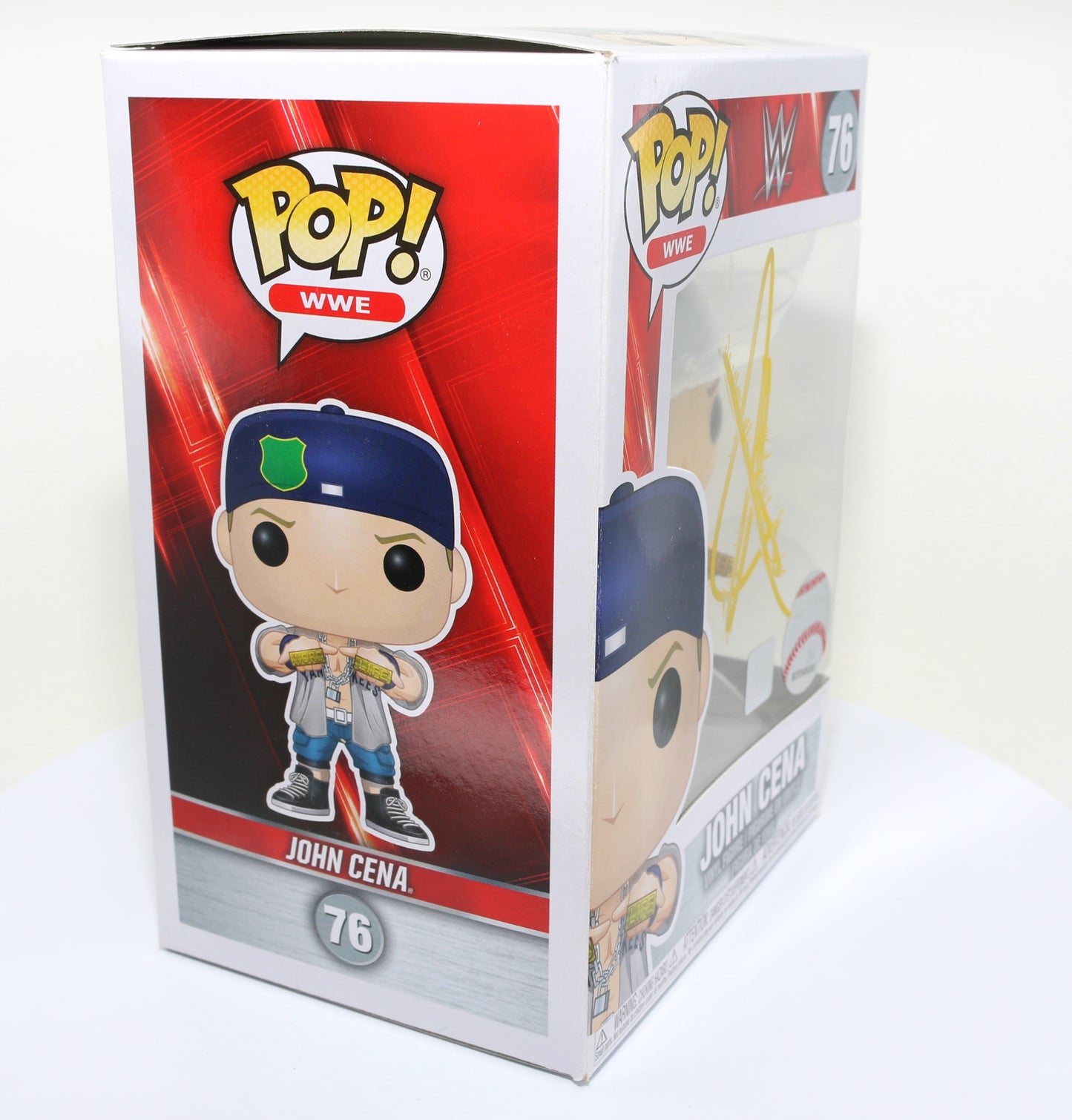 
                  
                    John Cena WWE Wrestler (SWAU) Signed Funko POP! #76
                  
                