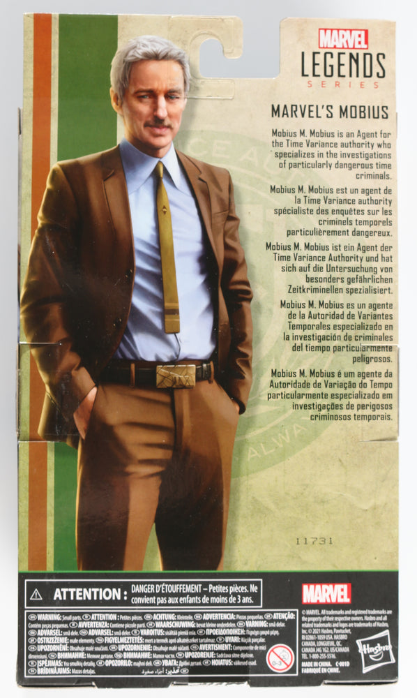 
                  
                    Owen Wilson as Mobius in Loki (SWAU) Signed Hasbro Legends Series Action Figure with Character Name
                  
                