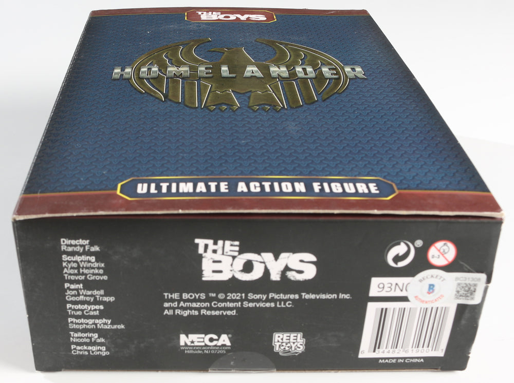 
                  
                    Antony Starr as Homelander in The Boys (Beckett) Signed Neca Action Figure with Quote & Character Name
                  
                