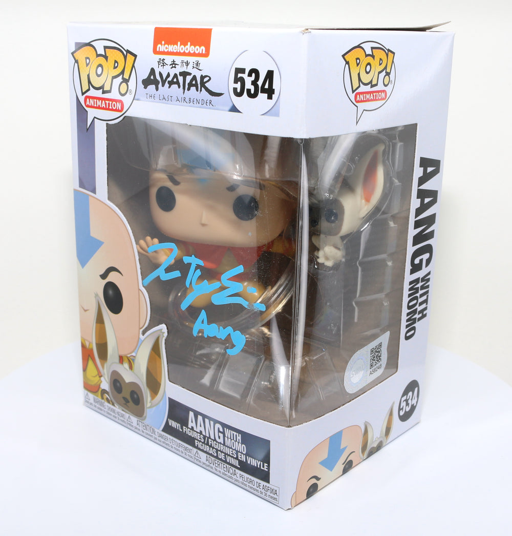 Avatar the Last 2024 Airbender Aang Funko Pop Signed by Zach Tyler Eisen SWAU COA