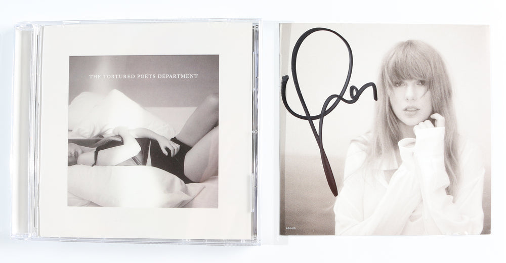 The Tortured Poets Department CD Album Insert Signed by Taylor Swift