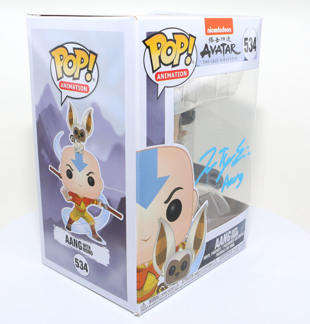 Avatar the Last Airbender Aang Funko Pop Signed hotsell by Zach Tyler Eisen SWAU COA