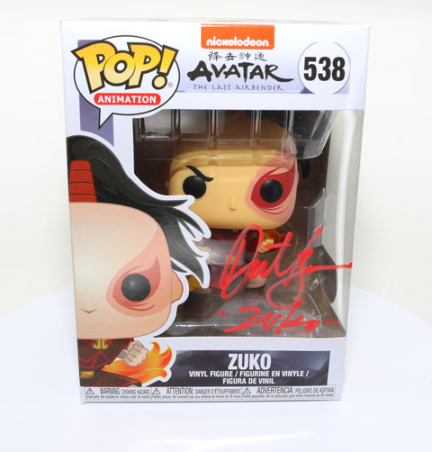 Dante Basco as Zuko in Avatar: The Last Airbender (SWAU Witnessed) Signed POP! Funko #538