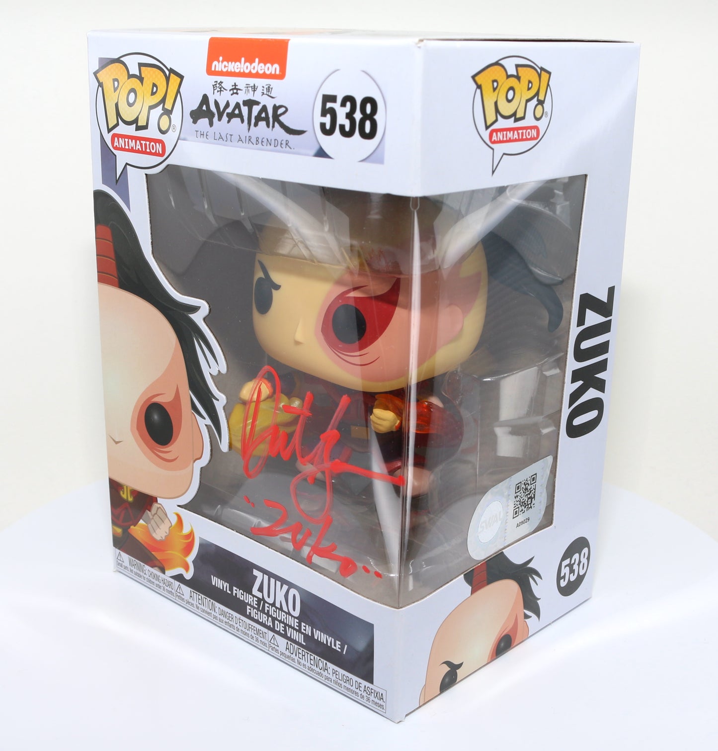 
                  
                    Dante Basco as Zuko in Avatar: The Last Airbender (SWAU Witnessed) Signed POP! Funko #538
                  
                