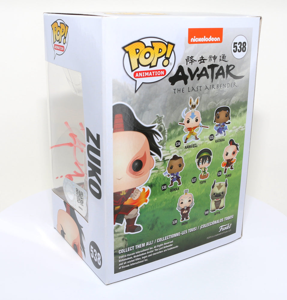 
                  
                    Dante Basco as Zuko in Avatar: The Last Airbender (SWAU Witnessed) Signed POP! Funko #538
                  
                