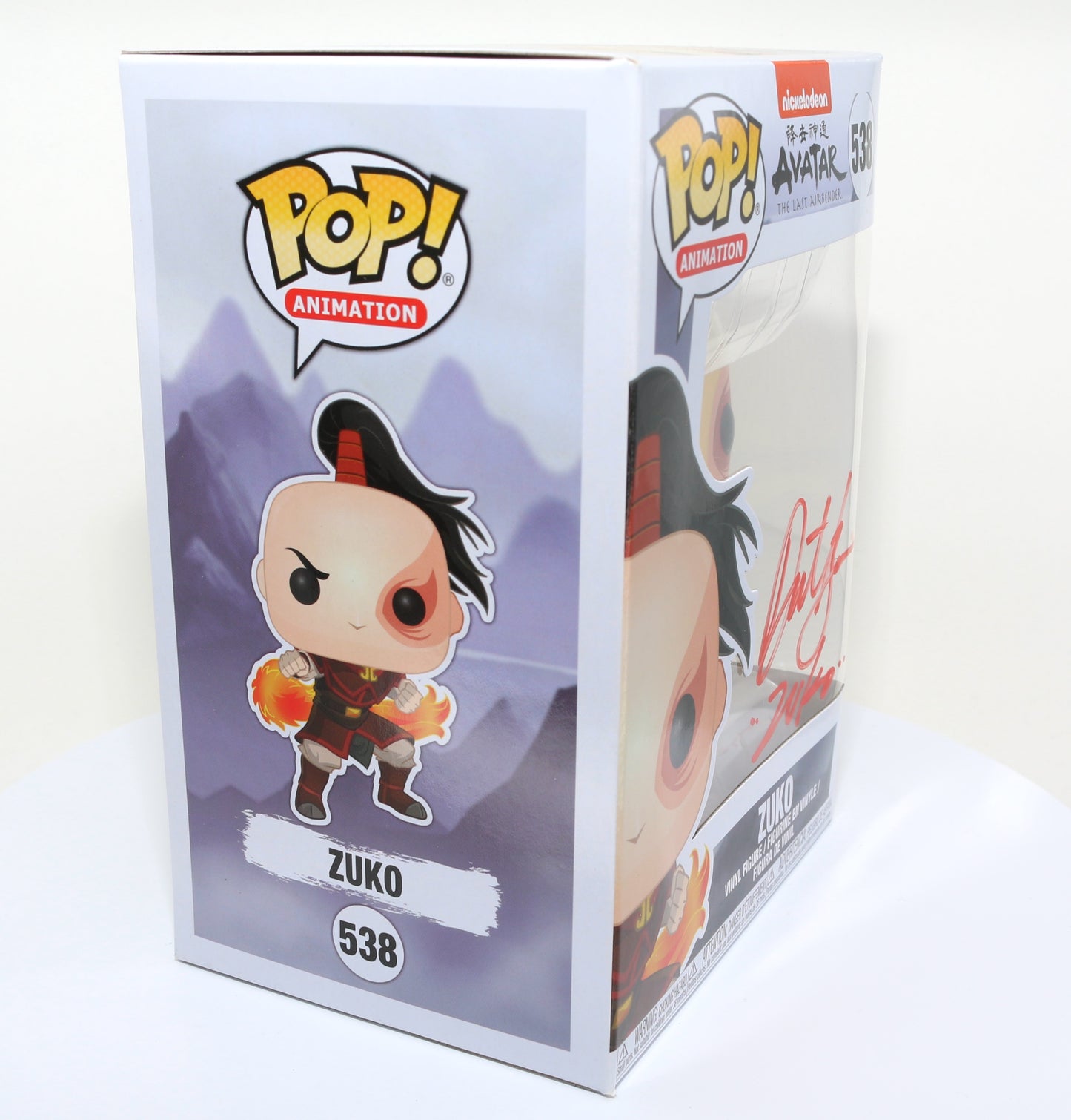 
                  
                    Dante Basco as Zuko in Avatar: The Last Airbender (SWAU Witnessed) Signed POP! Funko #538
                  
                