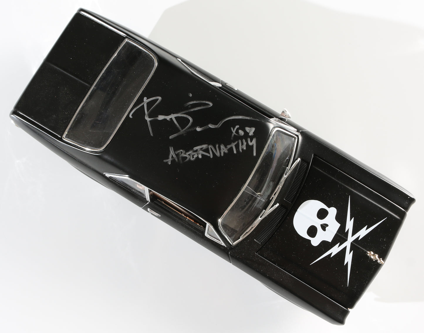 
                  
                    Rosario Dawson as Abernathy Ross in Quentin Tarantino's Death Proof Signed GMP 1:18 Scale Model 1971 Chevy Nova Car with Character Name
                  
                