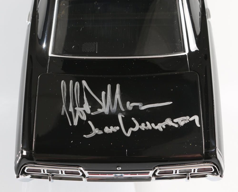 
                  
                    Jeffrey Dean Morgan as John Winchester in Supernatural Signed Greenlight Artisan 1:18 Scale Model 1967 Chevrolet Impala Sport Sedan with Character Name
                  
                