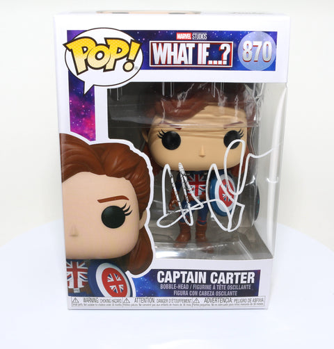 Hayley Atwell as Captain Carter in Marvel's What If...? (SWAU Witnessed) Signed Funko POP! #870