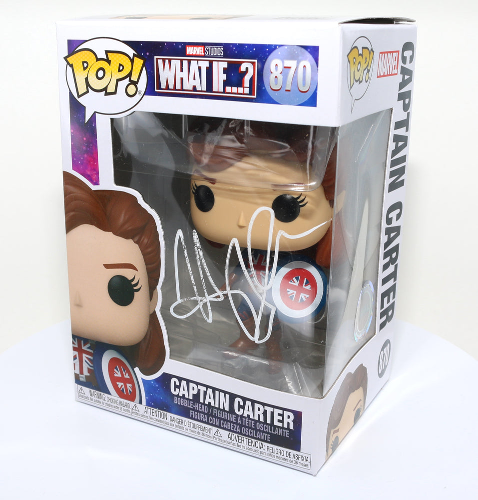 
                  
                    Hayley Atwell as Captain Carter in Marvel's What If...? (SWAU Witnessed) Signed Funko POP! #870
                  
                