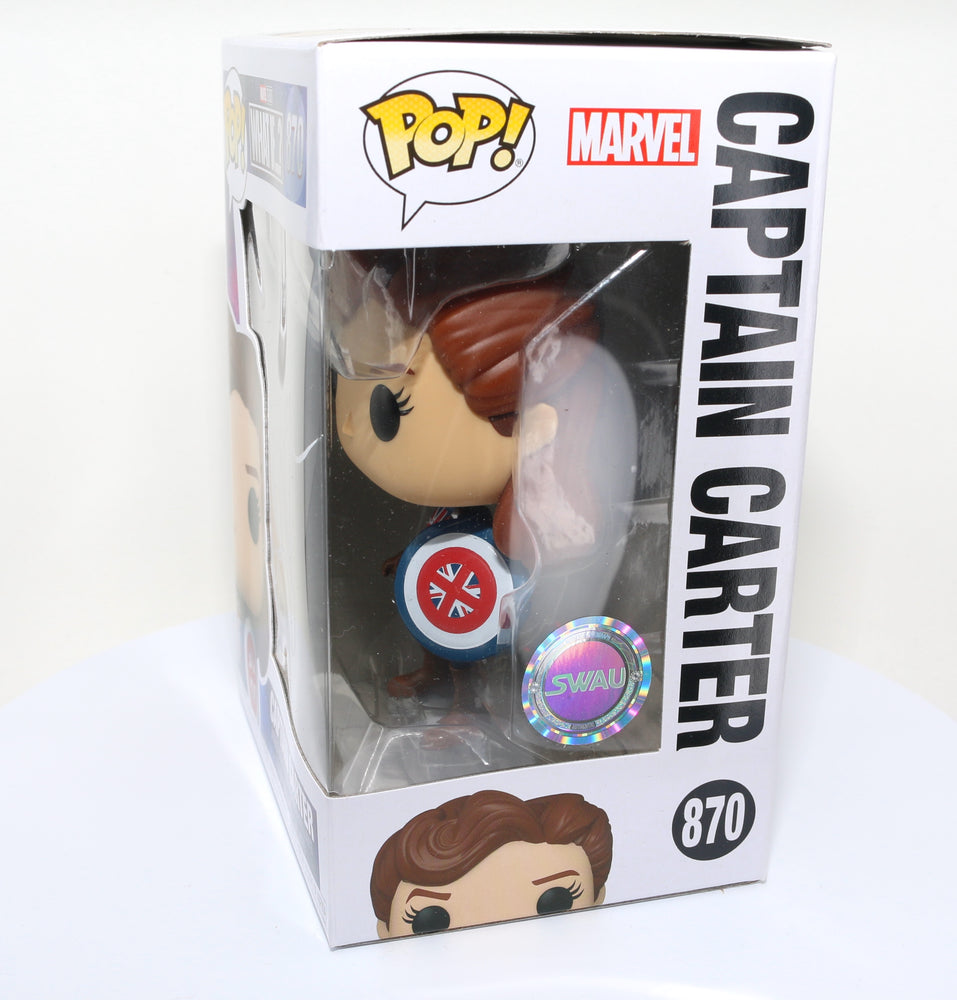 
                  
                    Hayley Atwell as Captain Carter in Marvel's What If...? (SWAU Witnessed) Signed Funko POP! #870
                  
                