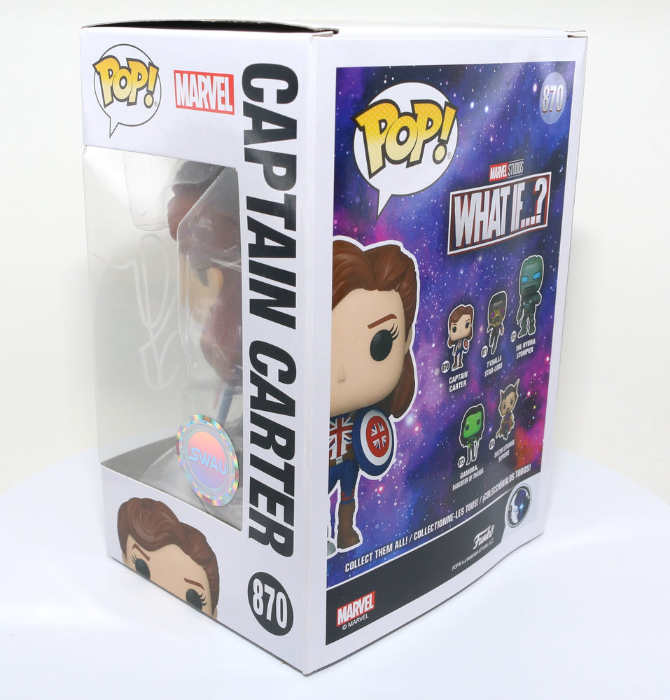 
                  
                    Hayley Atwell as Captain Carter in Marvel's What If...? (SWAU Witnessed) Signed Funko POP! #870
                  
                