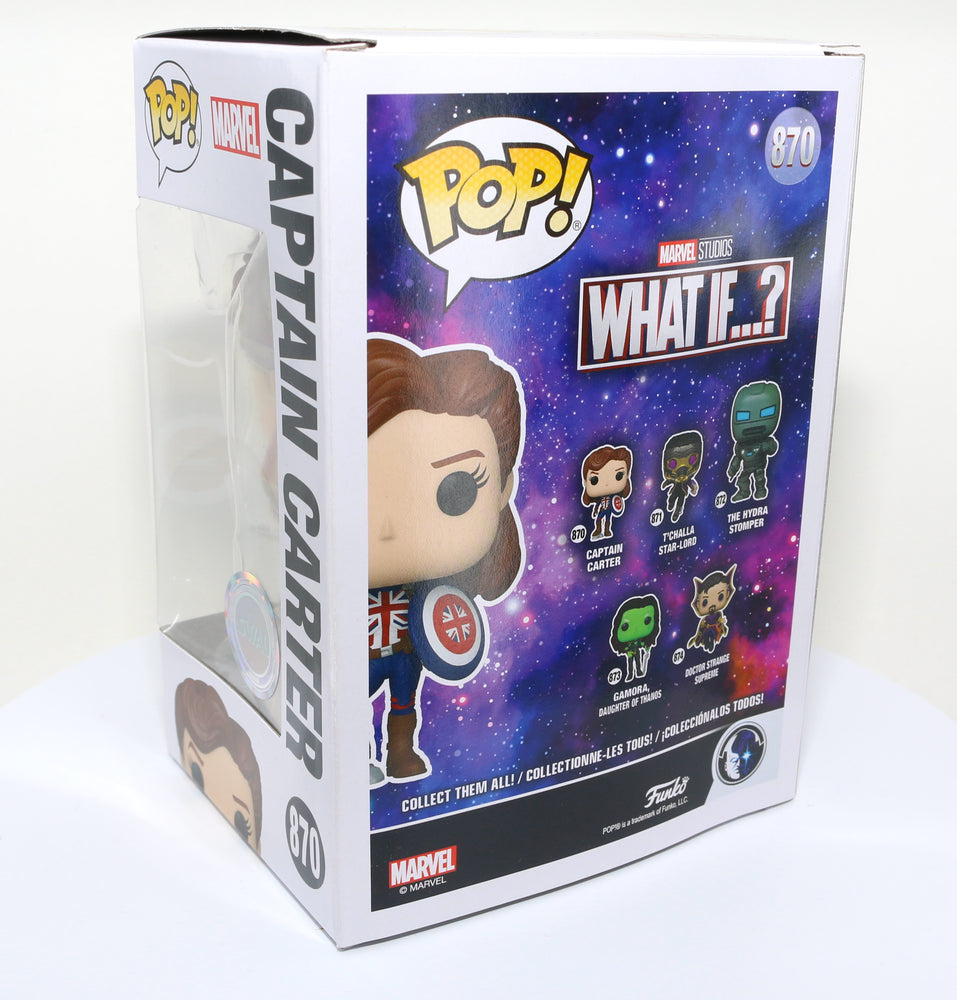 
                  
                    Hayley Atwell as Captain Carter in Marvel's What If...? (SWAU Witnessed) Signed Funko POP! #870
                  
                