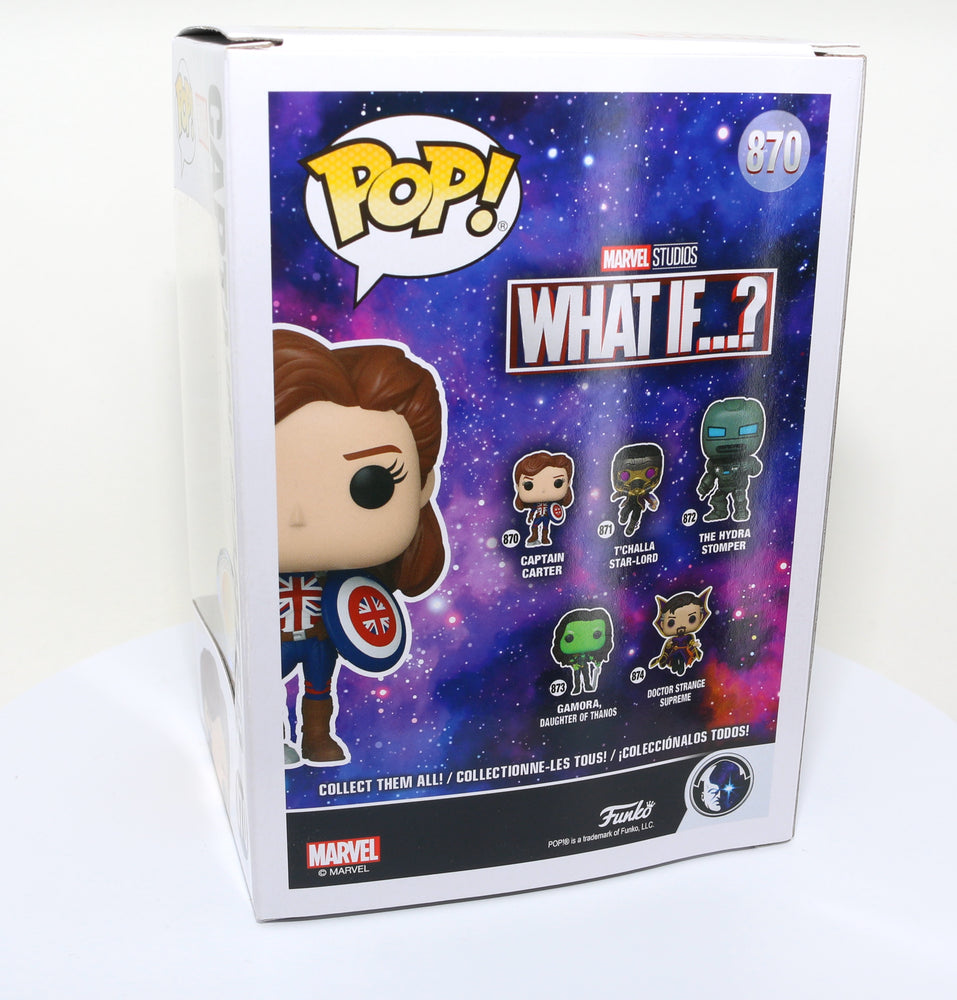 
                  
                    Hayley Atwell as Captain Carter in Marvel's What If...? (SWAU Witnessed) Signed Funko POP! #870
                  
                