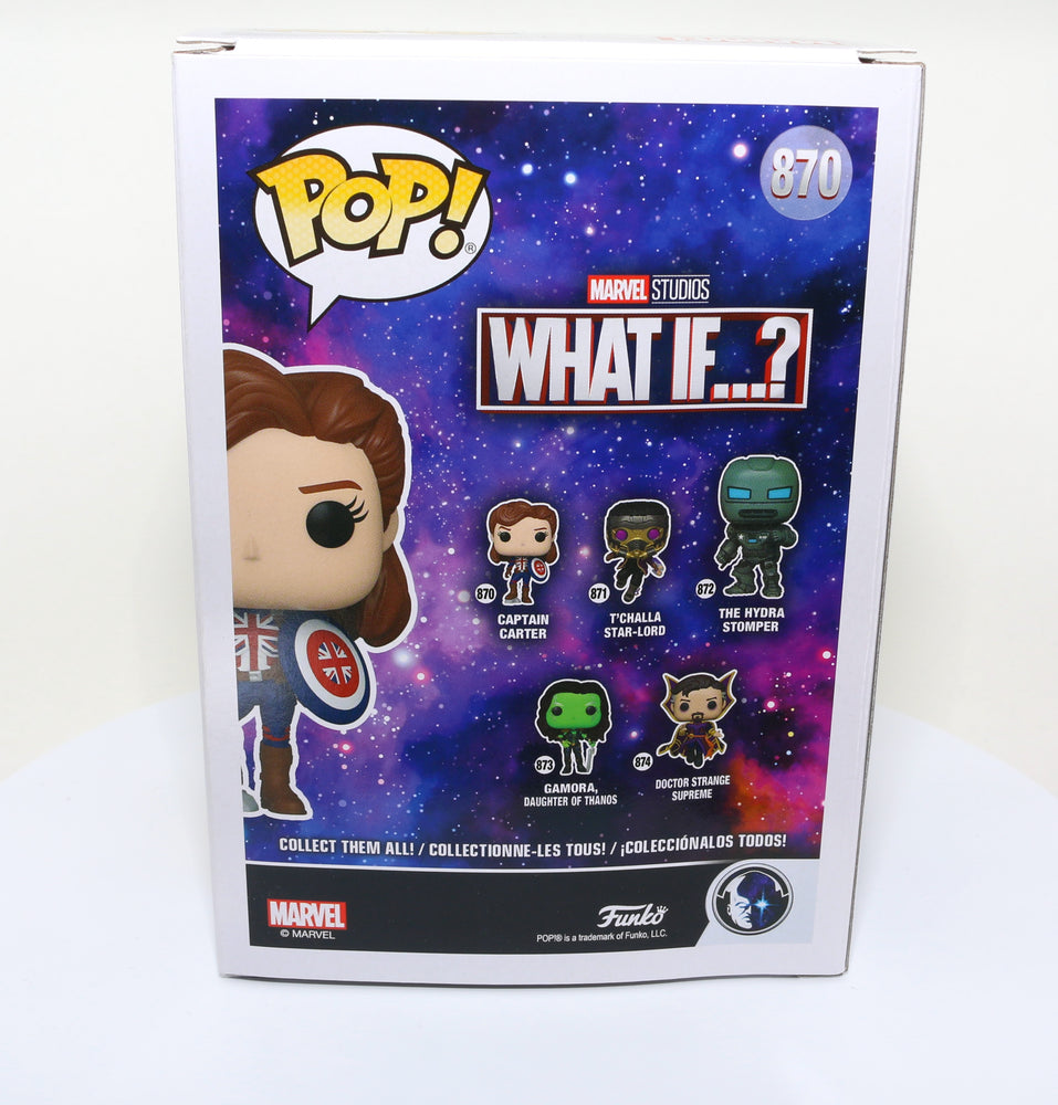 
                  
                    Hayley Atwell as Captain Carter in Marvel's What If...? (SWAU Witnessed) Signed Funko POP! #870
                  
                