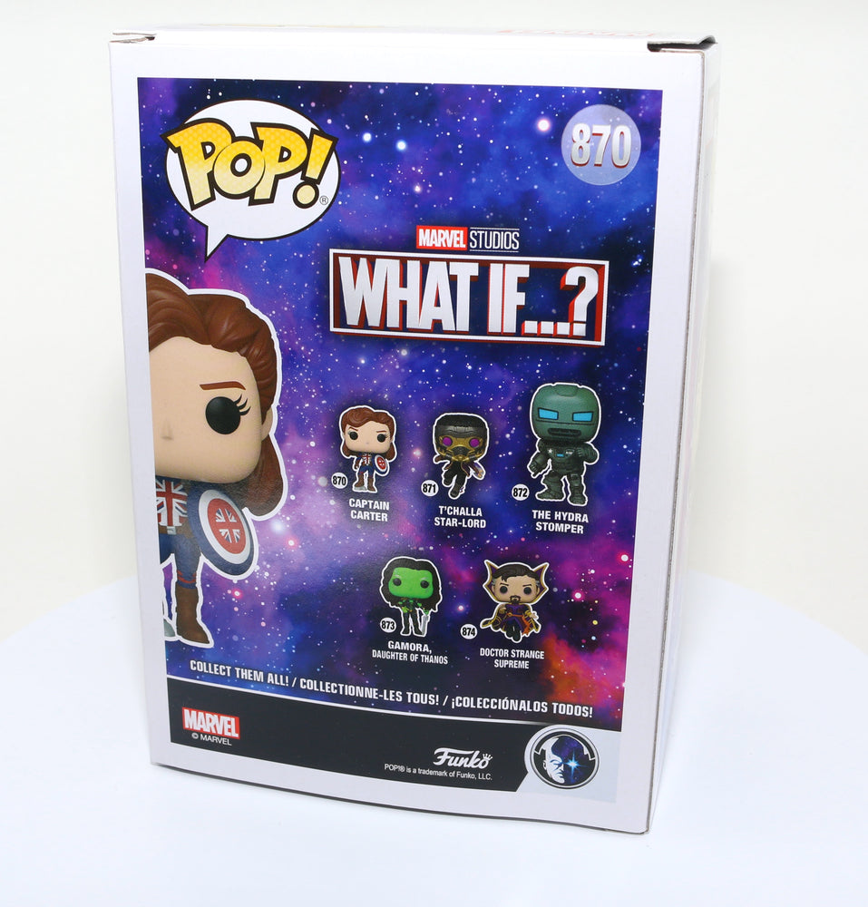 
                  
                    Hayley Atwell as Captain Carter in Marvel's What If...? (SWAU Witnessed) Signed Funko POP! #870
                  
                