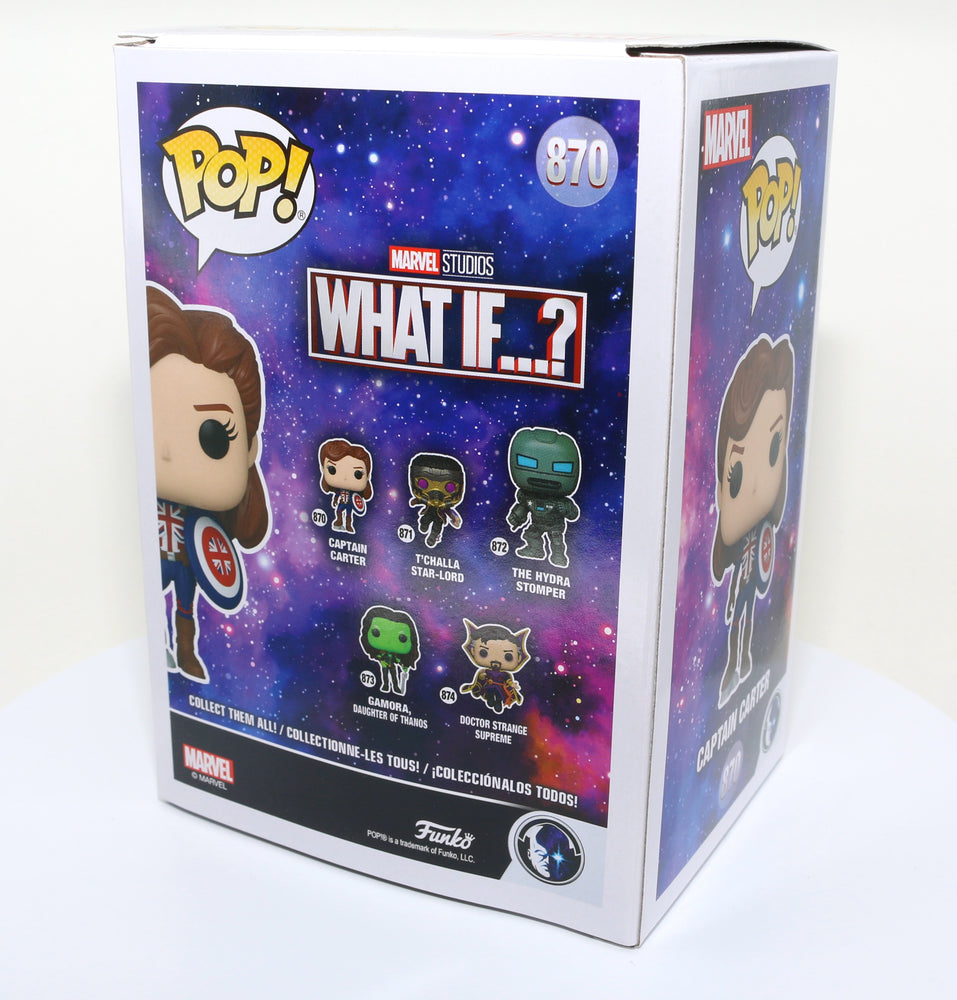 
                  
                    Hayley Atwell as Captain Carter in Marvel's What If...? (SWAU Witnessed) Signed Funko POP! #870
                  
                