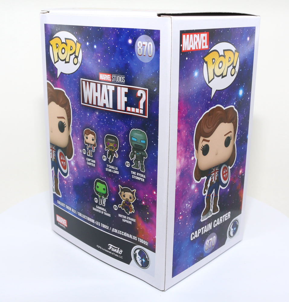 
                  
                    Hayley Atwell as Captain Carter in Marvel's What If...? (SWAU Witnessed) Signed Funko POP! #870
                  
                