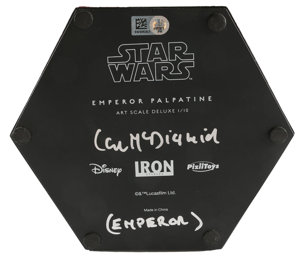 
                  
                    Ian McDiarmid as Emperor Palpatine in Star Wars (Topps Star Wars Authentics) Signed Iron Studios 1/10 Scale Statue
                  
                