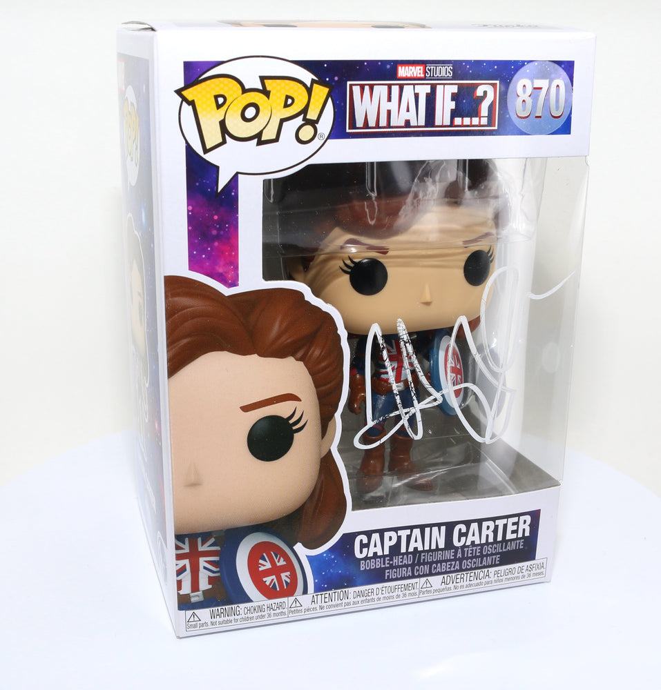 
                  
                    Hayley Atwell as Captain Carter in Marvel's What If...? (SWAU Witnessed) Signed Funko POP! #870
                  
                