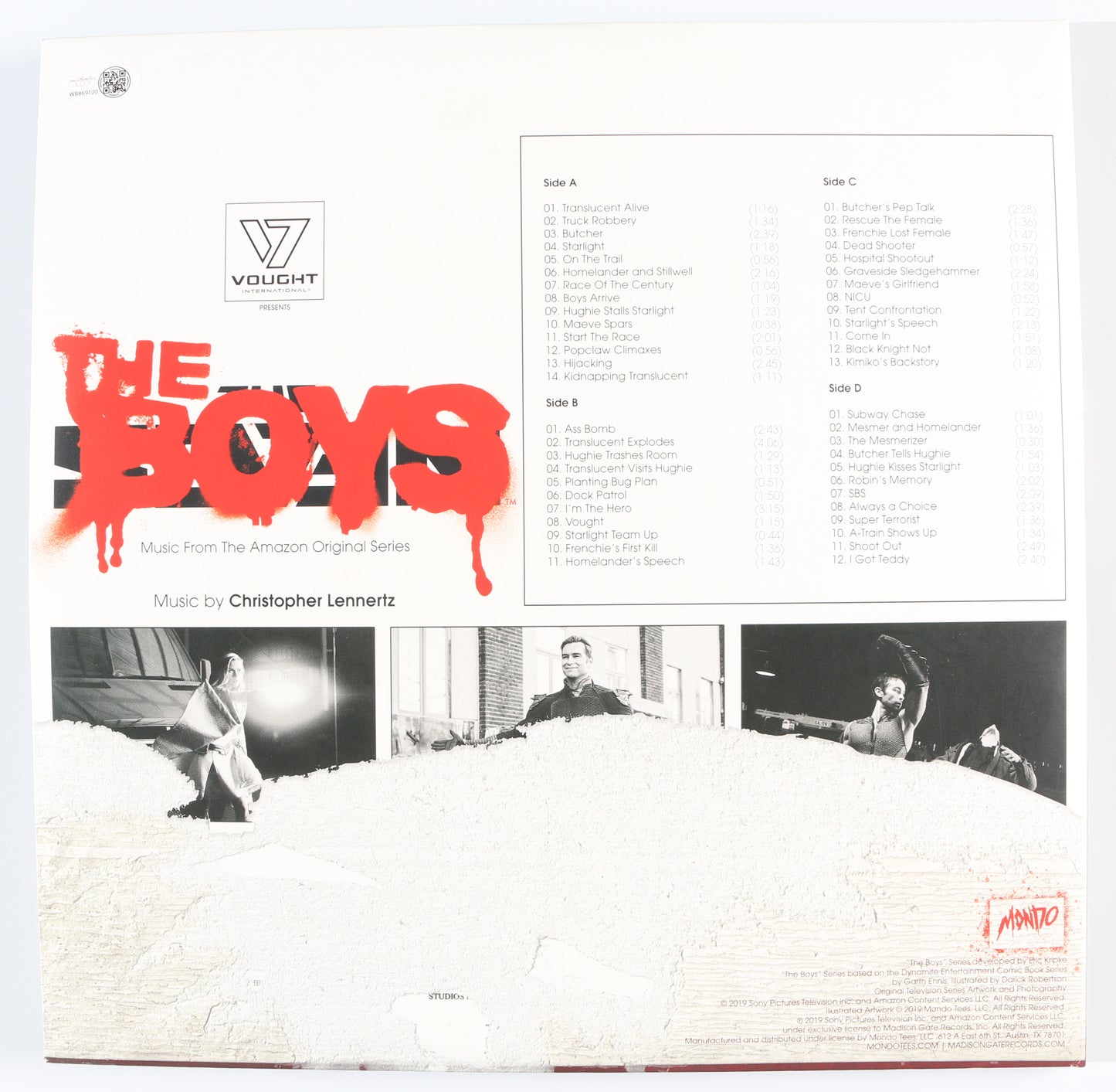 
                  
                    Karl Urban as Billy Butcher in The Boys Signed The Seven 12" Vinyl LP Record with Character Name & Quote
                  
                