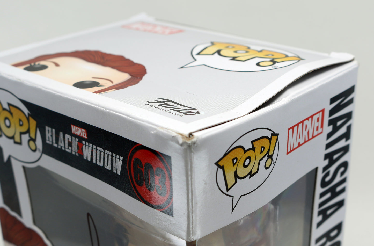 
                  
                    Scarlett Johansson as Natasha Romanoff / Black Widow in Black Widow Signed Funko POP! #603
                  
                