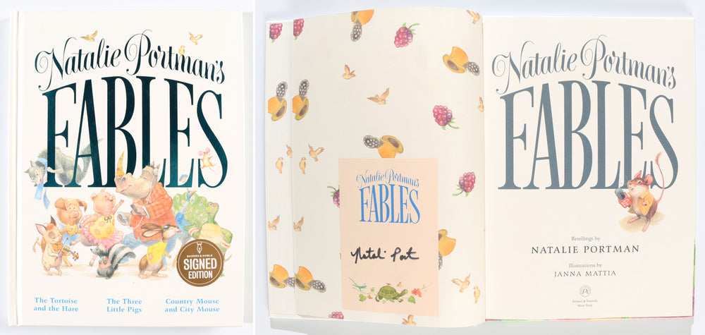 
                  
                    Natalie Portman's Fables Hardcover Children's Picture Book Signed by Natalie Portman
                  
                
