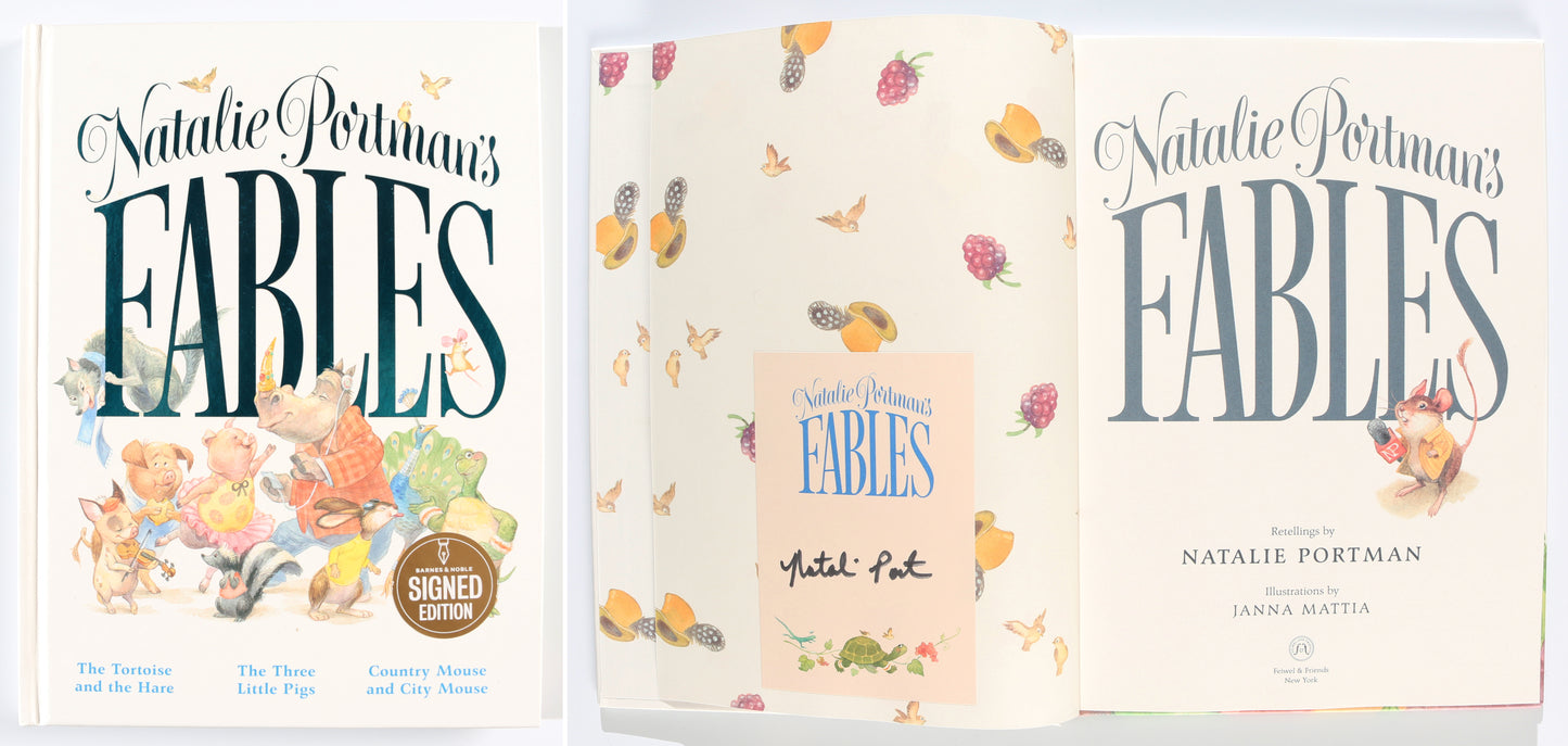 
                  
                    Natalie Portman's Fables Hardcover Children's Picture Book Signed by Natalie Portman
                  
                