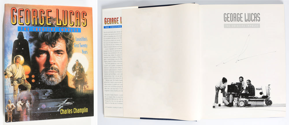 George Lucas The Creative Impulse Hardcover Book Signed by Creator / Director of Star Wars & Indiana Jones: George Lucas