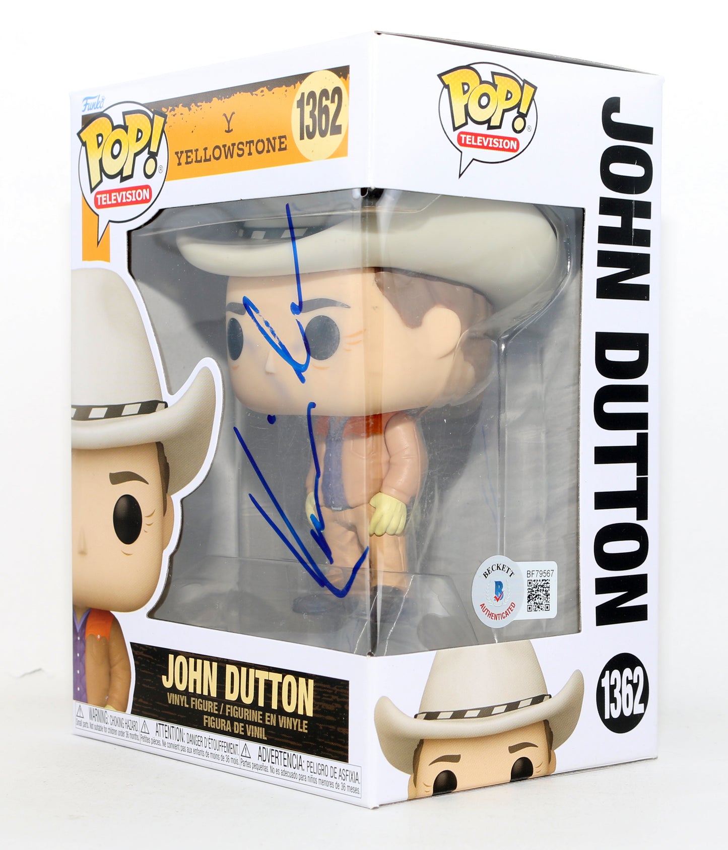 
                  
                    Kevin Costner as John Dutton in Yellowstone (Beckett) Signed Funko POP! #1362
                  
                
